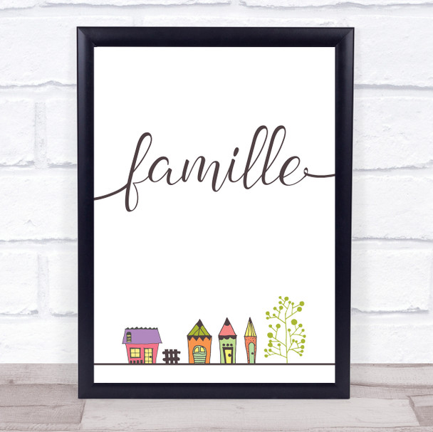Famille Home French Style Framed Wall Art Print