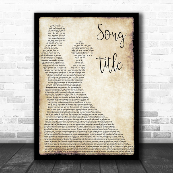 Any Song Lyrics Custom Dancing Couple Wall Art Personalized Lyrics Music Wall Art Print