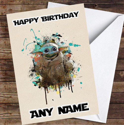 Hallmark Geburtstagskarte 'Build Your Own Yoda' – Star Wars Design, 22,8 X 15,9 Cm, Mit Umschlag