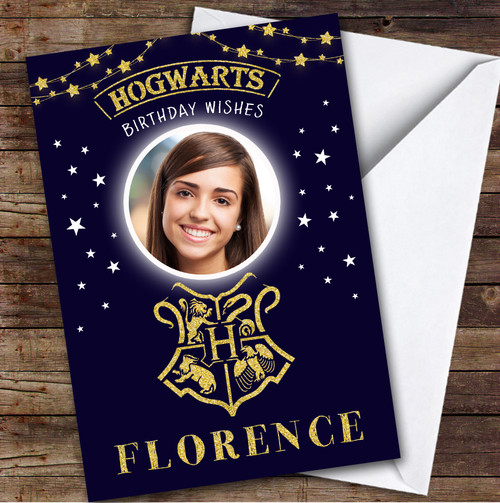 Harry Potter Personalised Birthday Card Hogwarts Envelope Son Nephew Niece  Kids