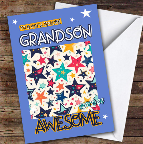 Grandson 9th Gamepad Splash Gamer Boys Custom Personalised Birthday