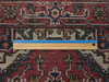 Tribal Persian Heriz 2'0"x4'0" Hand-knotted Rug -w532