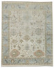 Turk Anatolian Oushak Silver Wash 8'0"x10'0" Hand-knotted Rug -w11301 w11301 physical All Rugs New