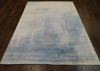Transitional Oxidized Silky Broken Abstract Design 5'0"x8'0" Hand-knotted Rug -W11050