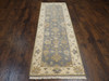 Turk Oushak Natural-dye 2'6"x8'0" Hand-knotted Rug -w420