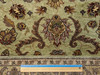 Fine Persian Kashan Tie Dye 4'0x6'0" Hand-knotted Rug -w664