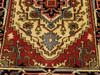 Tribal Indo Heriz 2'6"x14'0" Hand-knotted Rug -W1164