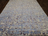 Transitional Abstract Carved 8'0"x10'0" Hand-knotted Rug -W1037