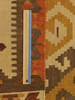 Tribal Kilim Southwestern 5'0"x8'0" Hand-knotted Rug -W758
