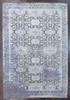 Modern Fine Abstract Oxidized Silk 6'0"x9'0" Hand-knotted Rug -w11310