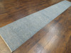 Transitional Oushak Silver Stone Wash 2'6"x18'0" Hand-knotted Rug -W1180