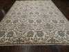 Fine Transitional Silky Oushak 9'0"x12'0" Hand-knotted Rug -w11331