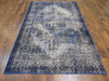 Over-dye Vintage Persian Kerman Design 5'0"x8'0" Hand-knotted Rug -W853