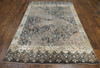 Transitional Vintage Oxidized Broken Design 5'0"x8'0" Hand-knotted Rug -W11308