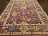Turk Colorful Oushak Natural-dye 8'0"x10'0" Hand-knotted Rug -w11234
