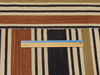 Coastal Flat-Weave Indoor/Outdoor Beach 5'0"x8'0" Hand-knotted Rug -W811