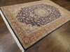 Fine Persian Qum 7'0"x10'0" Hand-knotted Rug -w1043