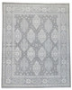 Turk Anatolian Oushak Silver Wash 8'0"x10'0" Hand-knotted Rug -w11345