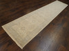 Oushak Chobie White Wash 2'6"x12'0" Hand-knotted Rug -w696