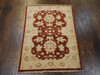 Oushak Chobie Natural-dye 2'0"x4'0" Hand-knotted Rug -w528