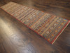 Tribal Khorjan Natural-dye 2'6"x12'0" Hand-knotted Rug -w711