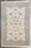 Indo Chobie Natural-dye 4'0"x6'0" Hand-knotted Rug -w657