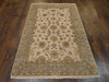 Indo Chobie Natural-dye 4'0"x6'0" Hand-knotted Rug -w657