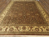 Fine Persian Mashad 9'0"x12'0" Hand-knotted Rug -w258