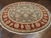 Agra Chobie Ziegler Hand knotted Wool Rug 9'1" x 9'1" - w507