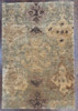 Modern Ikat Natural 6'0"x9'0" Hand-knotted Rug -w722