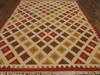 Coastal Flat-Weave Indoor/Outdoor Beach Rug 8'0"x10'0" Hand-knotted Rug -w1095