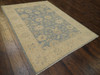 Oushak Bamayan White Wash 6'0"x9'0" Hand-knotted Rug -w725