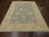 Oushak Bamayan White Wash 6'0"x9'0" Hand-knotted Rug -w725