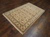 Indo Chobie Natural-dye 4'0"x6'0" Hand-knotted Rug -w649