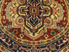 Tribal Heriz 4'0"x4'0" Hand-knotted Rug -w478