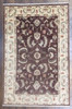 Oushak Chobie Natural-dye 4'0"x6'0" Hand-knotted Rug -w667