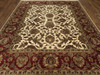 Fine Jaipur Kashan 8'0"x10'0" Hand-knotted Rug -w11026