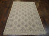 Tribal Paisly Design Oushak 4'0"x6'0" Hand-knotted Rug -w11354
