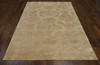 Modern Carved Floral Design 5'0"x8'0" Hand-knotted Rug -W11066