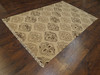 Coastal Flat-Weave Indoor/Outdoor Beach 5'0"x8'0" Hand-knotted Rug -W813