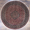 Fine Persian Tabriz 6'0"x6'0" Hand-knotted Rug -w456