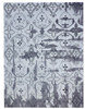 Oushak Tribal Overdye Ziegler Silver Wash 8'0"x10'0" Hand-knotted Rug -w975