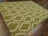 Coastal Flat-Weave Indoor/Outdoor Beach Rug 8'0"x10'0" Hand-knotted Rug -w1091