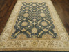Turk Oushak White Wash 6'0"x9'0" Hand-knotted Rug -W871