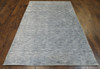 Contemporary Silky Plain Tie Dye Design Hand-Loom 5'0"x8'0" Hand-loom Rug -W11087