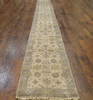 Turk Oushak Silver Wash 2'6"x20'0" Hand-knotted Rug -W1189
