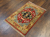 Tribal Sherapi Oushak Natural-dye 2'0"x3'0" Hand-knotted Rug -w333
