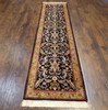 Persian Kashan Antique Wash 2'6"x10'0" Hand-knotted Rug -w573