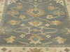 Turk Oushak Silver Wash 4'0"x12'0" Hand-knotted Rug -W11283