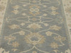 Turk Oushak Silver Wash 4'0"x12'0" Hand-knotted Rug -W11283